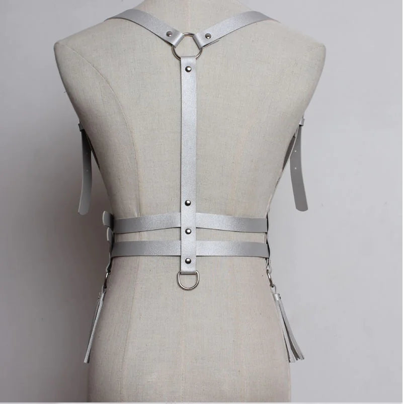 2018 Versatile Dark Style Tassel Waist Belt and Shirt