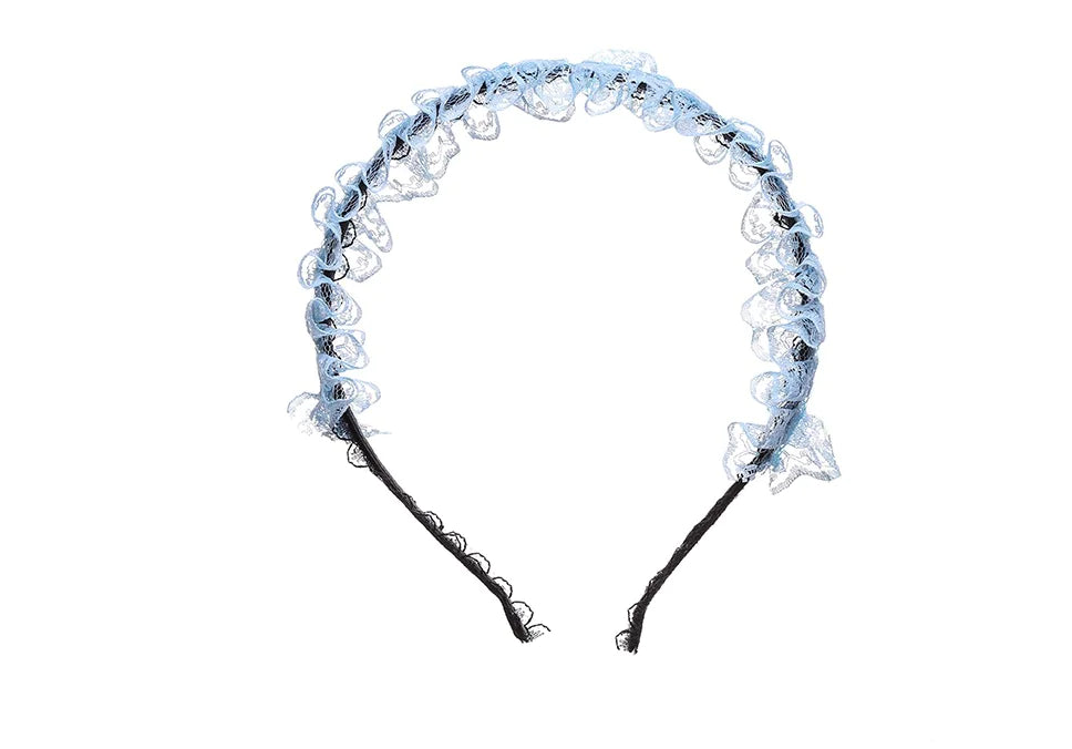 Headband with Floral Lace Decoration