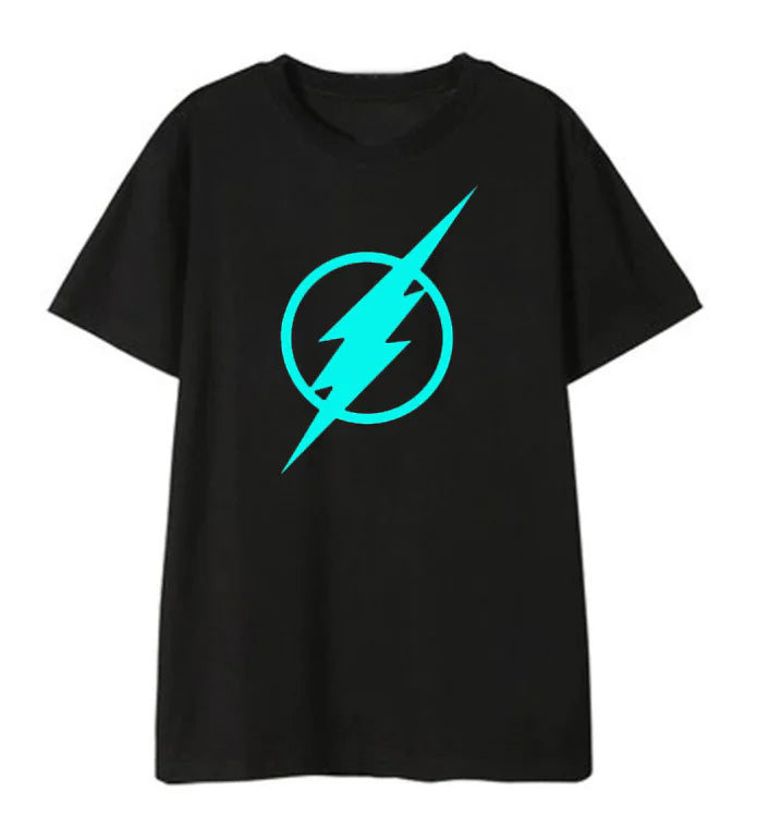 2019 New Men's and Women's Glow-in-the-Dark T-Shirt