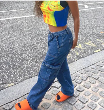 Dark Water-Scrubbed Women's Jeans