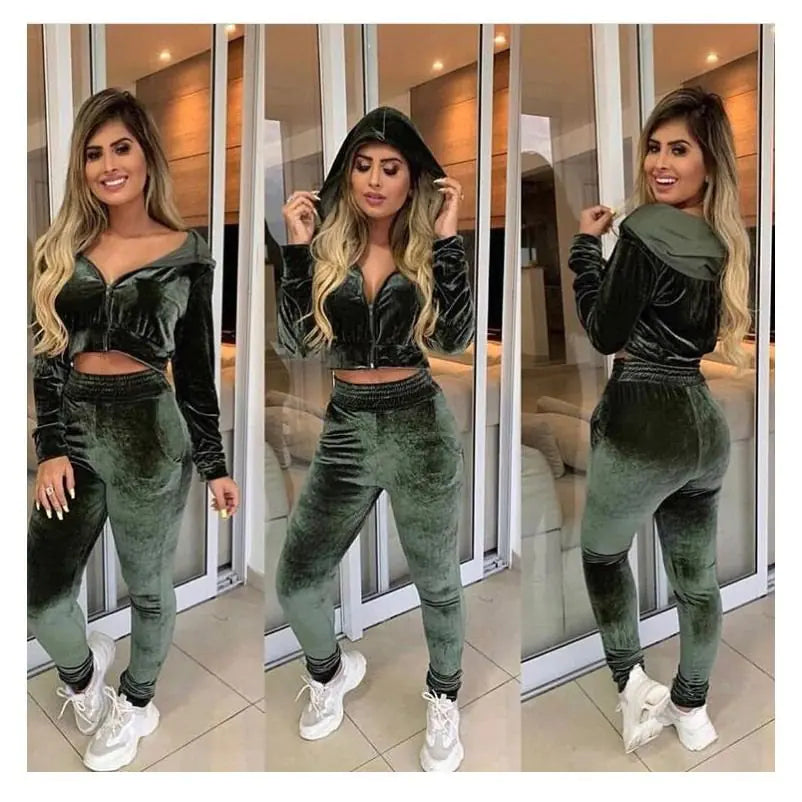 2019 Women's Casual Two-Piece Sportswear Set