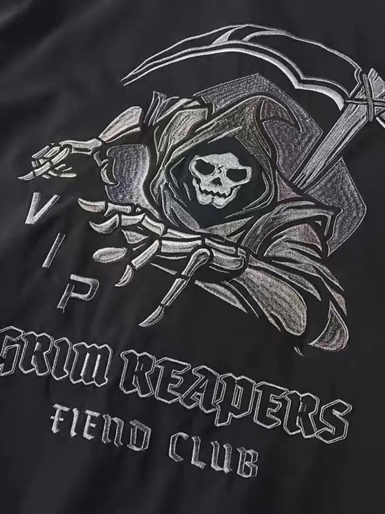 God of Death Techwear Bomber Jacket for Men