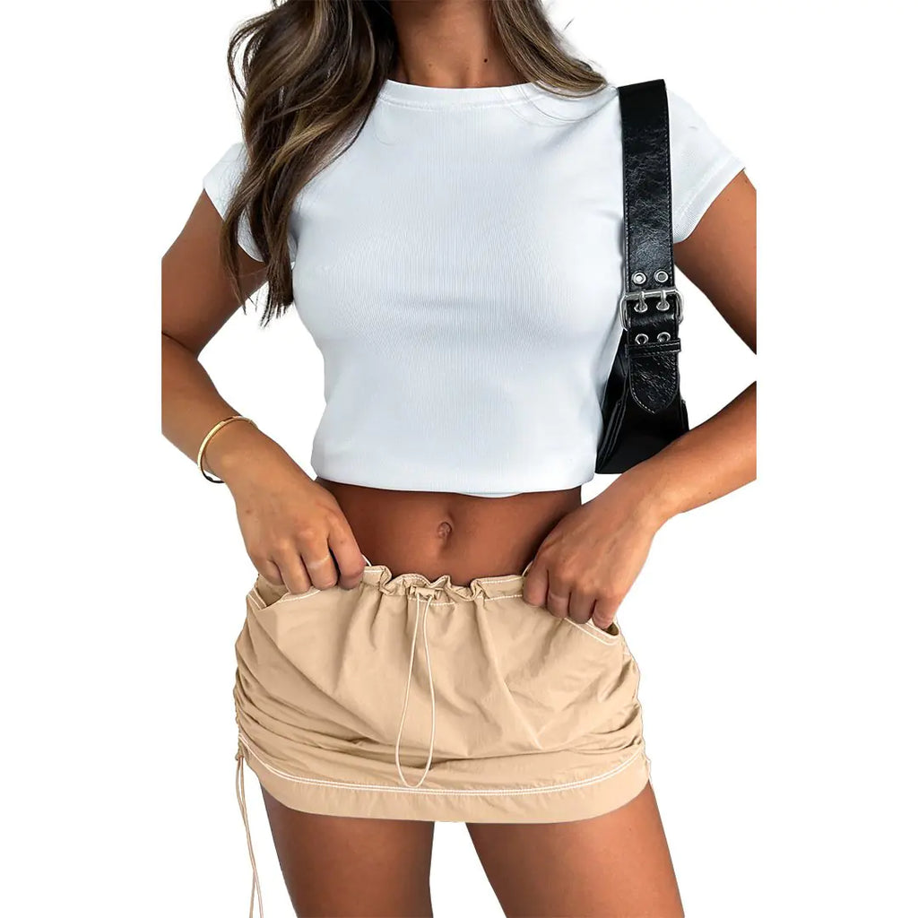 Women's Athleisure Cargo Skirt with Pockets