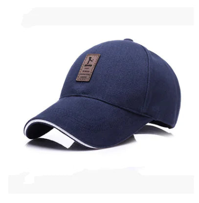 Men's Korean Style Cotton Baseball Cap for Outdoor Sun Protection