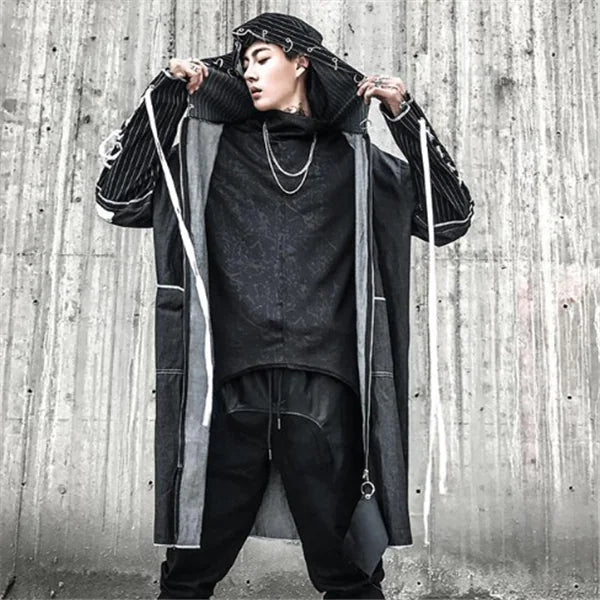 Dark Hip Hop Style Coat
