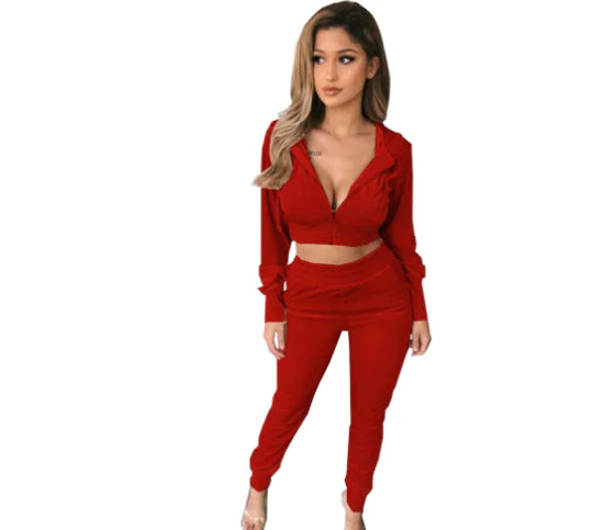 2019 Women's Casual Two-Piece Sportswear Set