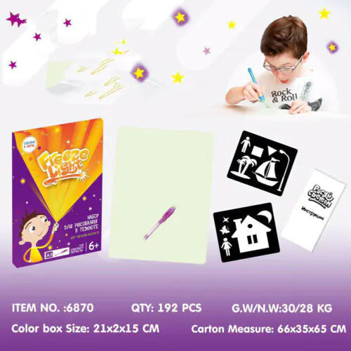 Glow-in-the-Dark Drawing and Writing Board