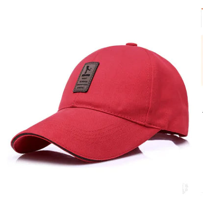 Men's Korean Style Cotton Baseball Cap for Outdoor Sun Protection