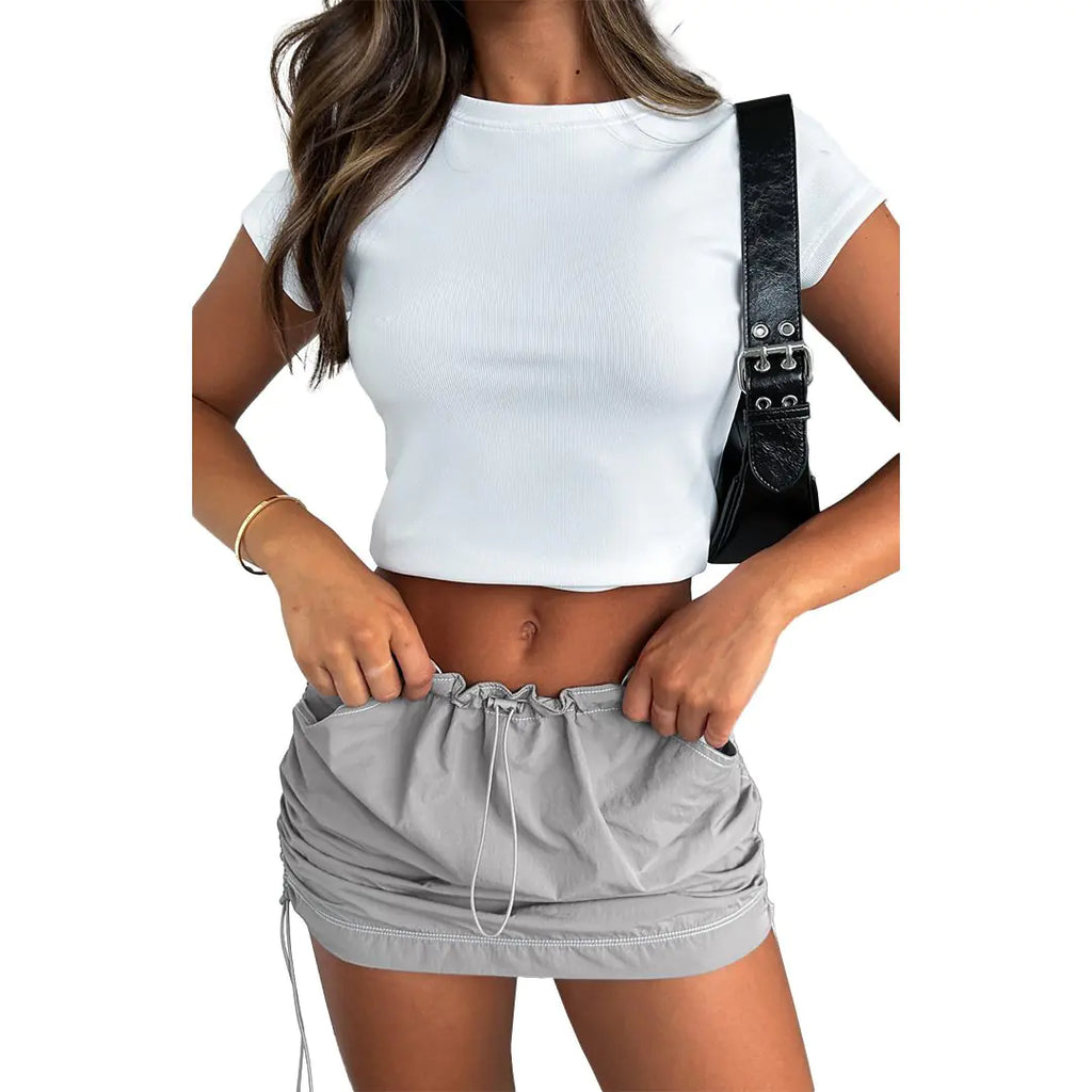 Women's Athleisure Cargo Skirt with Pockets