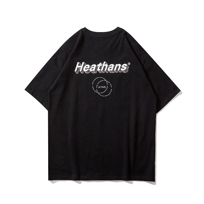 Dark Style Graphic Print Couple T-Shirt for Men and Women